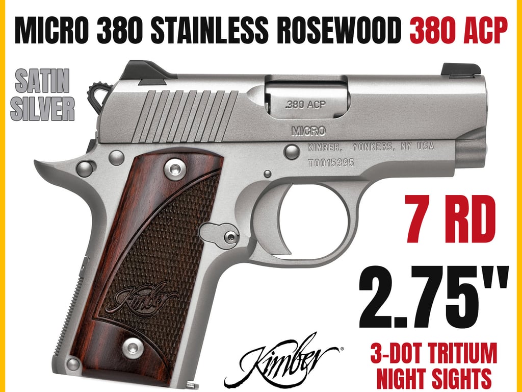 Kimber Micro Stainless Rosewood-img-0