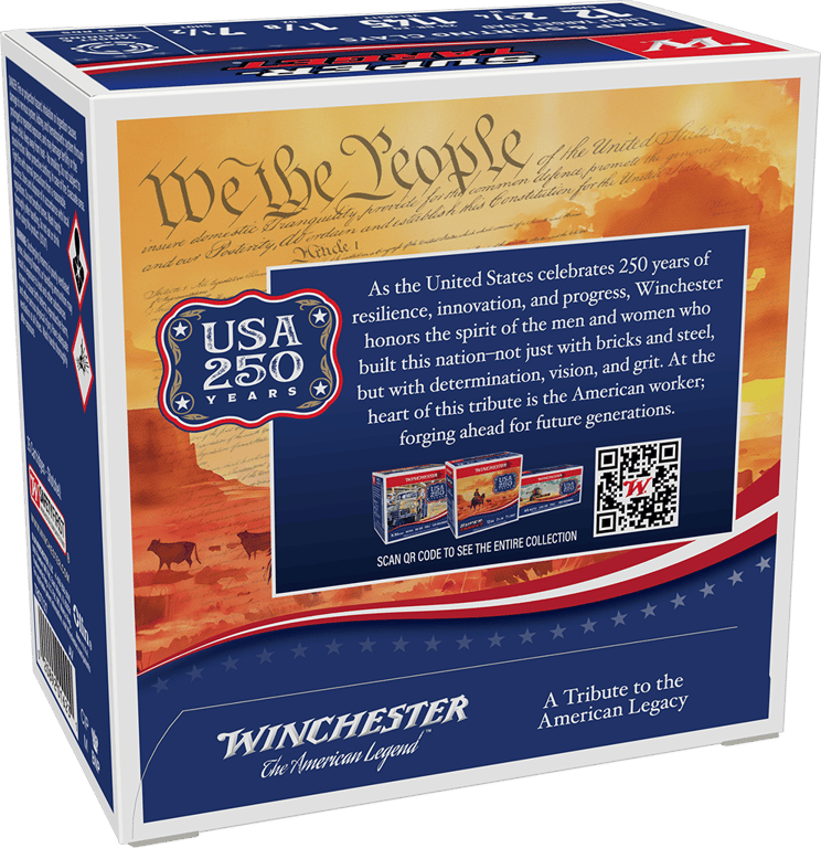 Winchester Super Target USA 250th Anniversary 12ga #7.5 Rancher 250rd Case-img-3