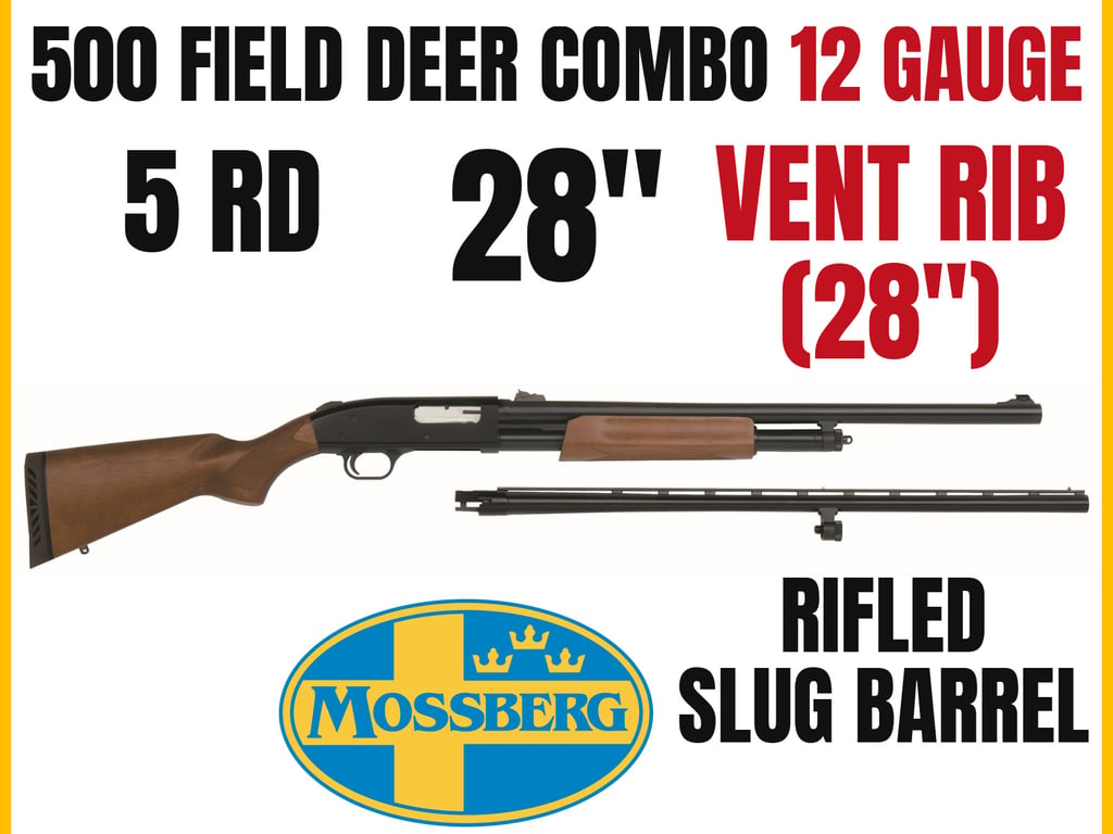 Mossberg 500 Field/Deer Combo-img-0
