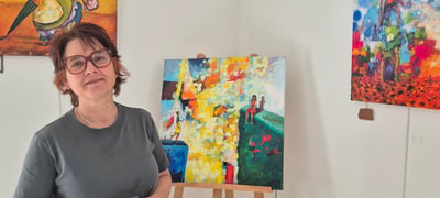 Exposition peinture Dom Garcia - Xertigny