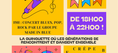 Guinguette intergénérationnelle - Cour de La Coop' - CCAS, Thaon-les-Vosges