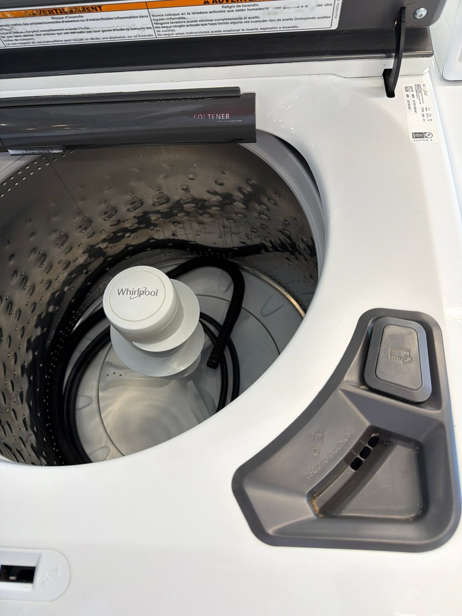 Photo 4 of this exact Whirlpool TopLoad washer with agitator