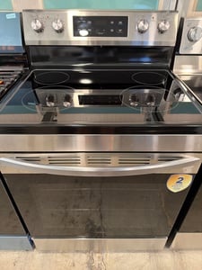 Media glass top stainless steel glass top range