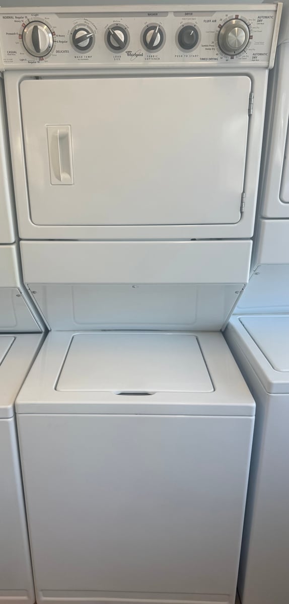 Photo 1 of this exact Whirlpool 27”wide laundry center