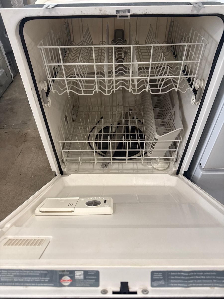 Photo 2 of this exact Whirlpool black dishwasher