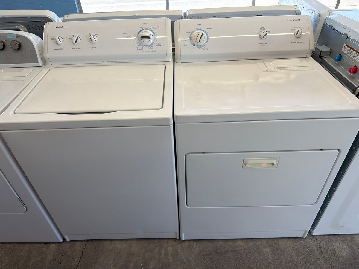 Photo 1 of this exact Kenmore 600 series topLoad washer and a 500 series dryer