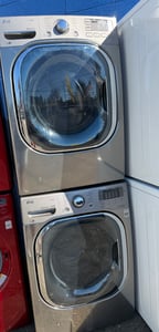 LG Front load grey color washer and dryer set