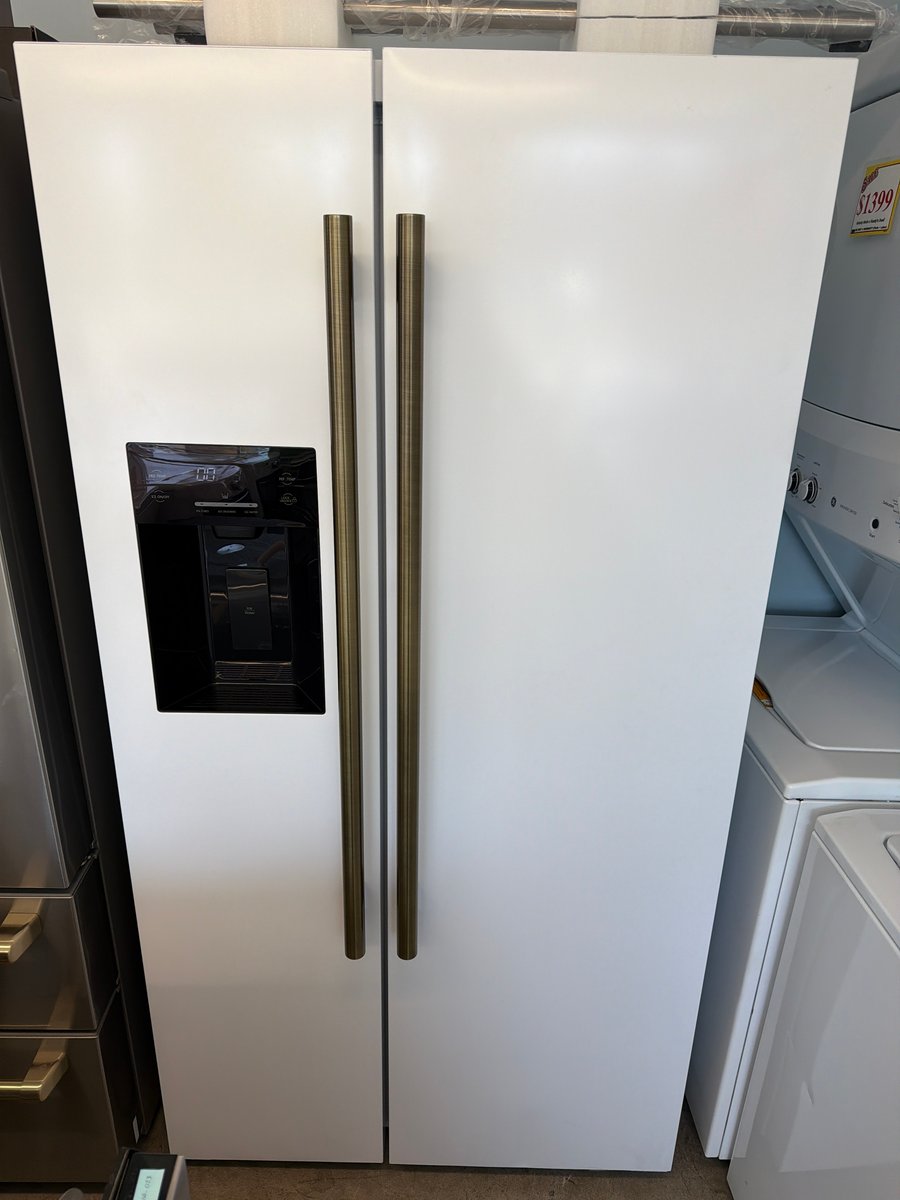 Photo 6 of this exact FORNO counter depth white side by side refrigerator