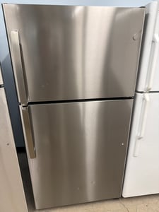 GE Stainless steel top mount refrigerator