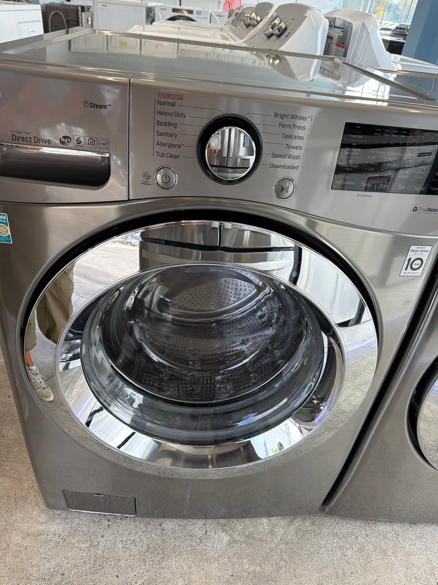 Photo 2 of this exact LG Front load grey color set