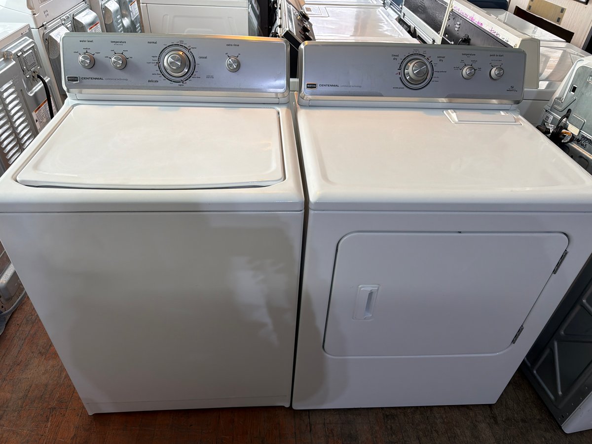 Photo 1 of this exact Maytag 56" Washer & dryer set