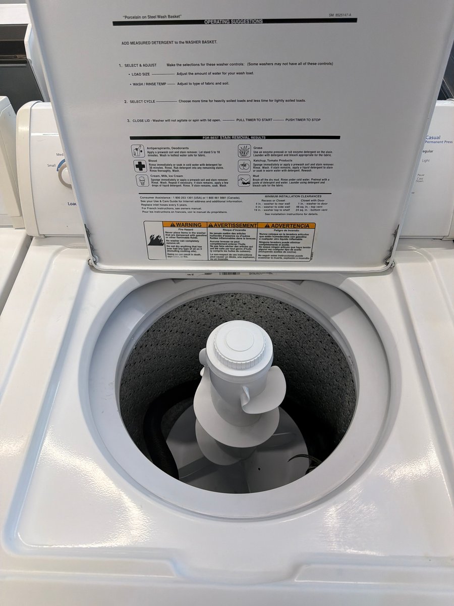 Photo 2 of this exact Whirlpool top load washer