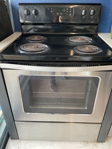 Whirlpool Stainless steel free standing coil range