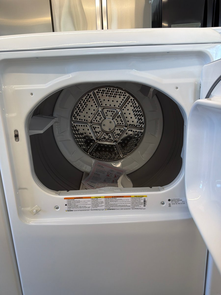Photo 3 of this exact GE New open box washer and dryer set