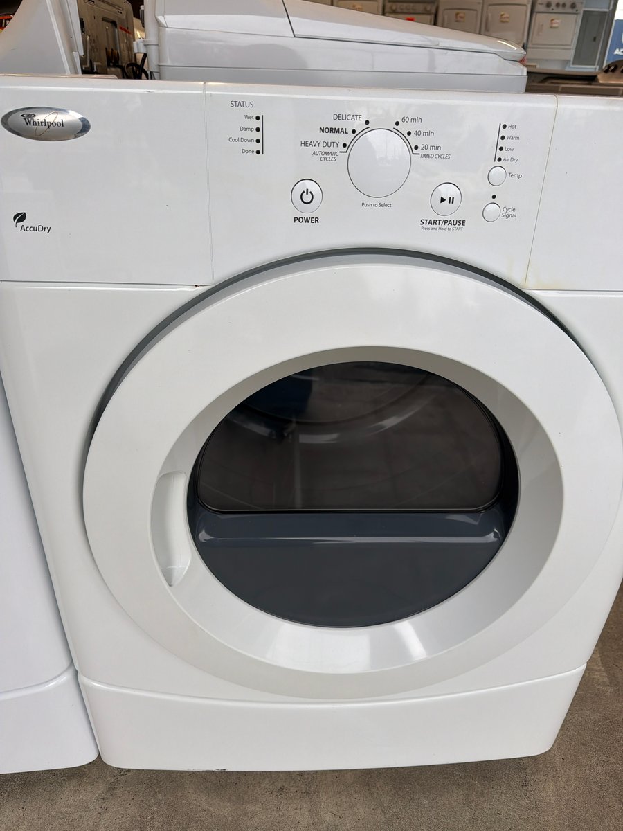Photo 3 of this exact Whirlpool 54" Washer & dryer set
