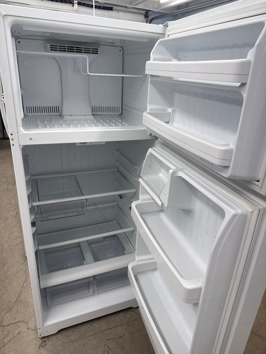 Photo 2 of this exact Hotpoint White top mount refrigerator