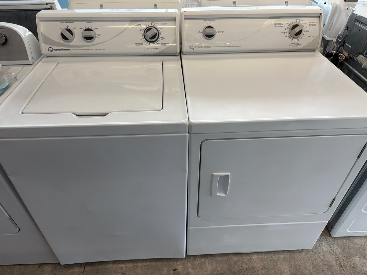 Photo 1 of this exact Speed Queen 52.5" Washer & dryer set