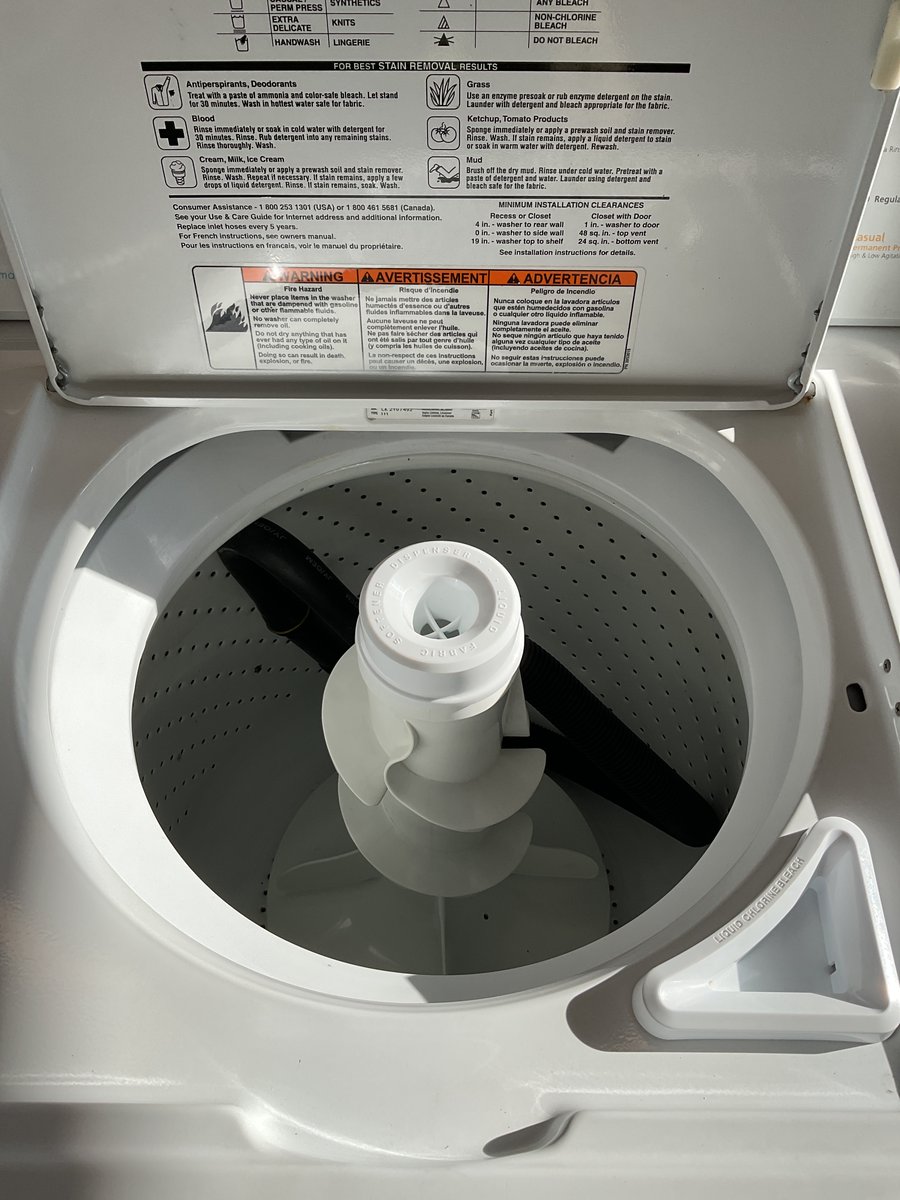 Photo 2 of this exact Whirlpool Top load direct drive washer