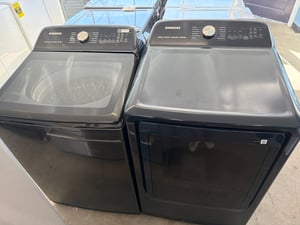 Samsung Top load washer and dryer set