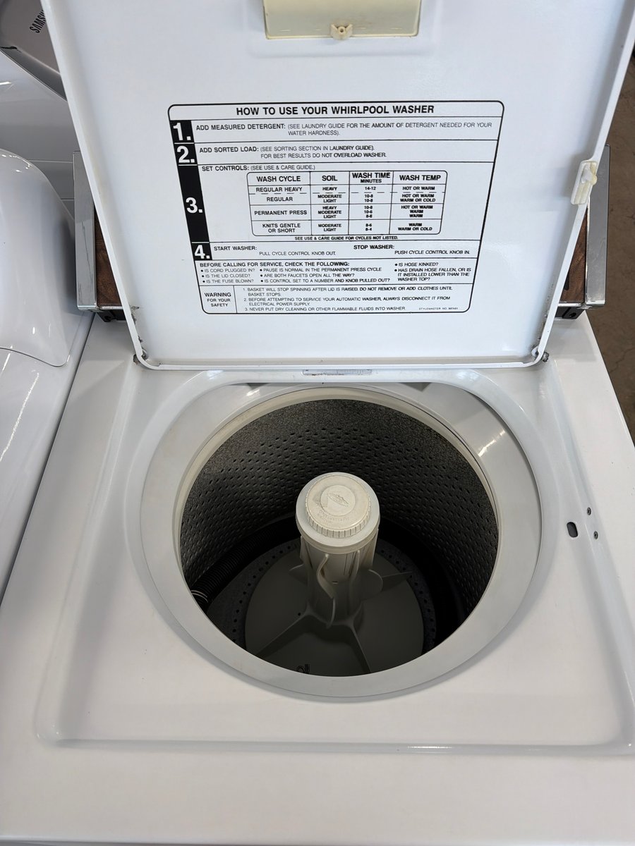 Photo 2 of this exact Whirlpool 24" Top load Washer