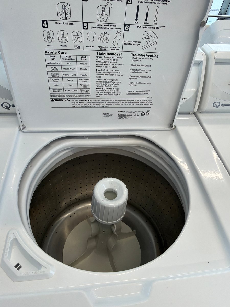 Photo 2 of this exact Speed Queen 52.5" Washer & dryer set