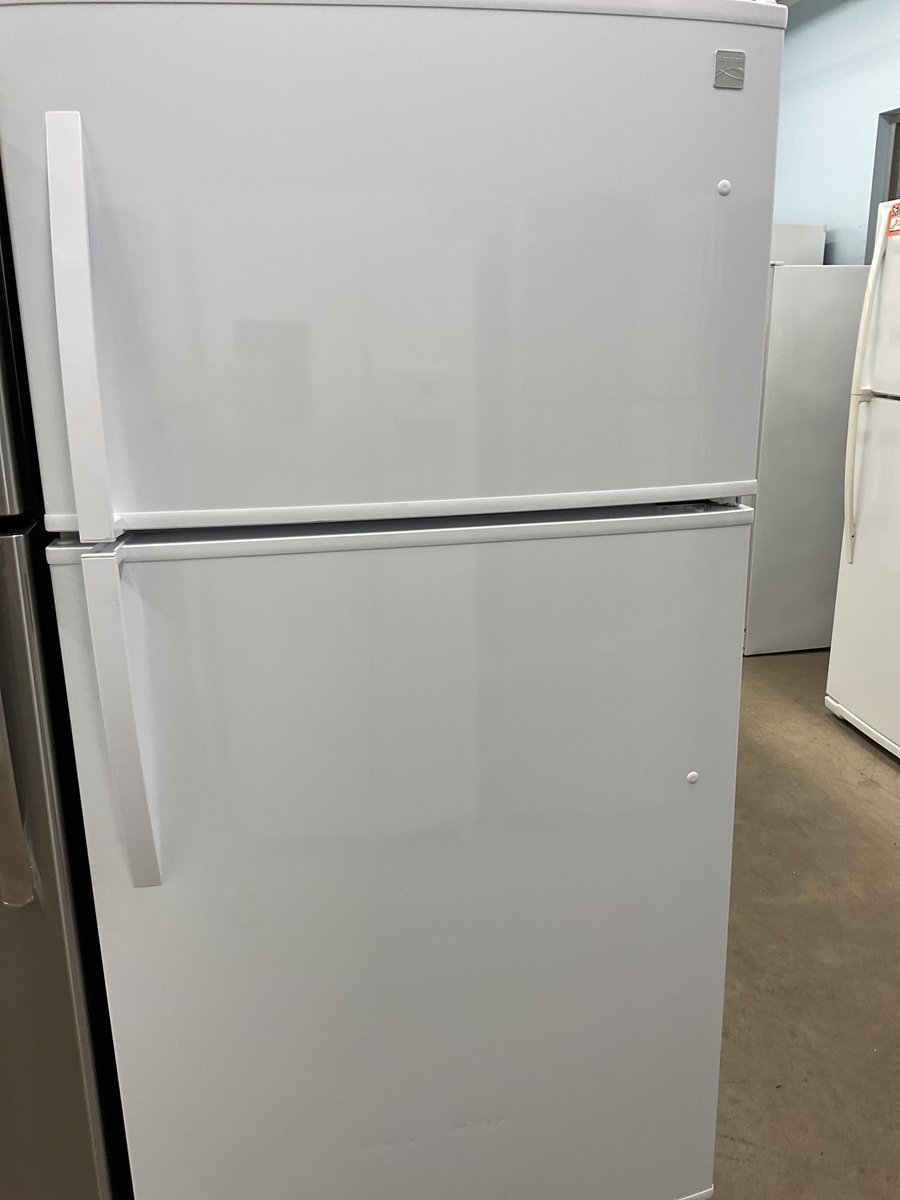 Photo 1 of this exact Kenmore Top mount white refrigerator