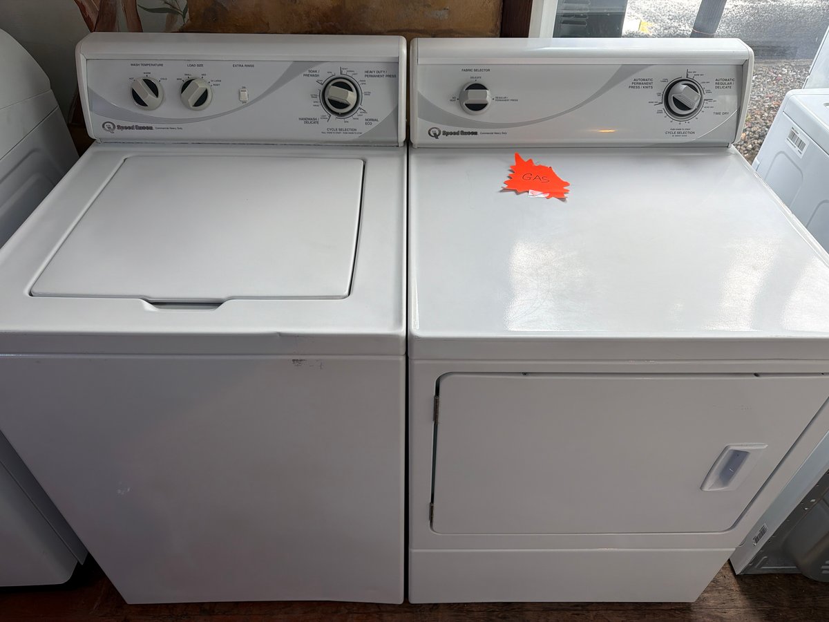Photo 1 of this exact Speed Queen Top load washer and a GAS dryer set
