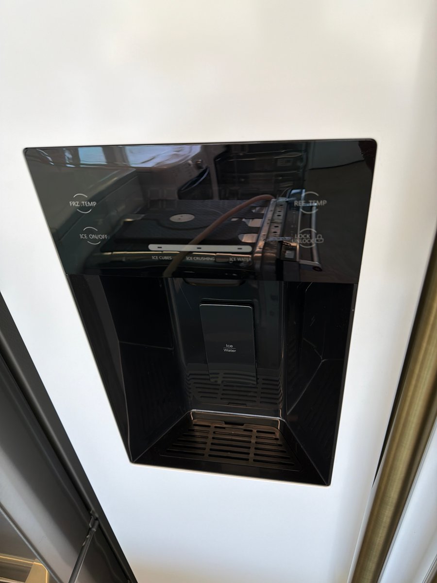 Photo 3 of this exact FORNO counter depth white side by side refrigerator