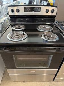 Amana Coil top stainless steel range
