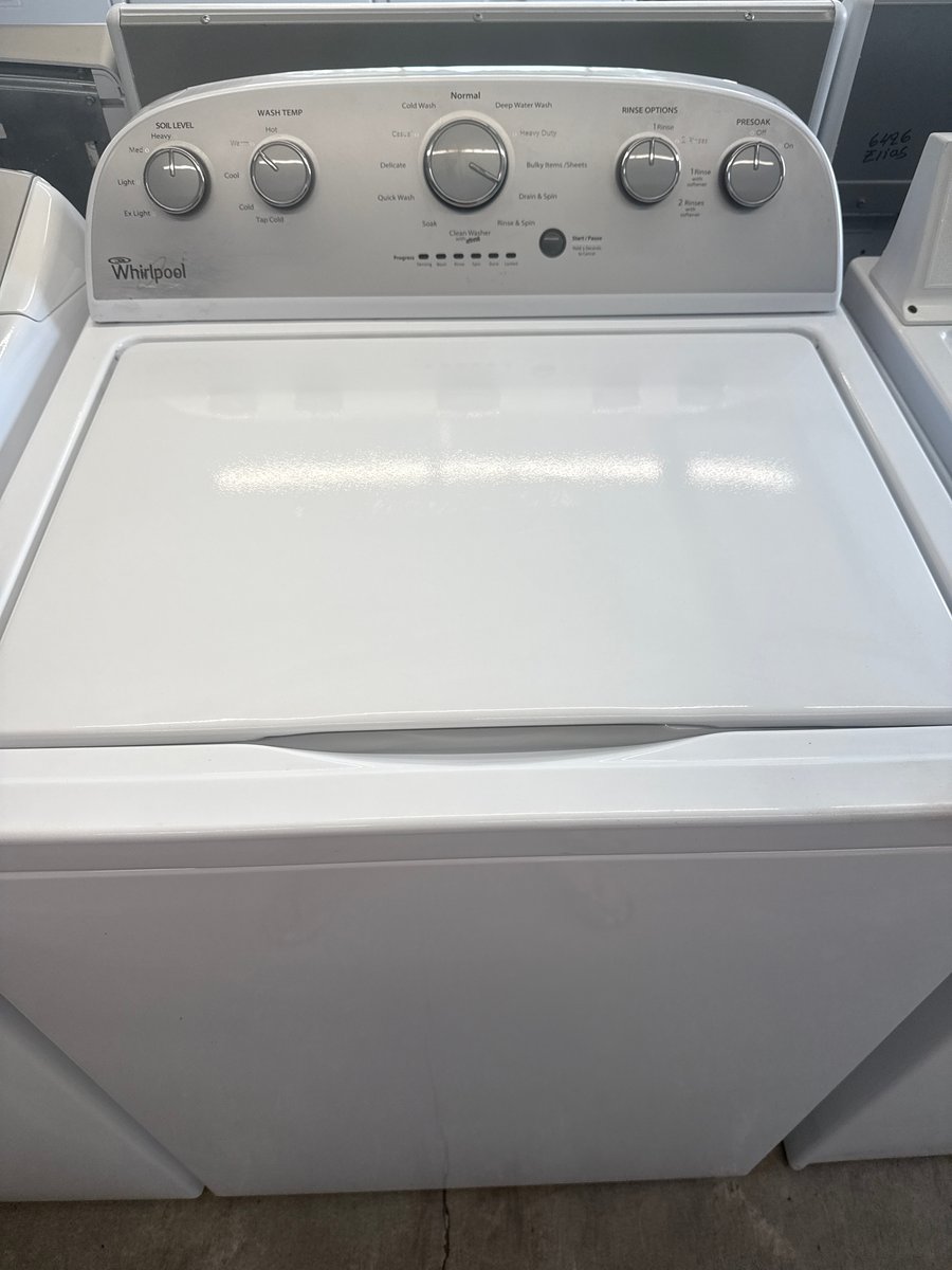 Photo 1 of this exact Whirlpool Top load washer