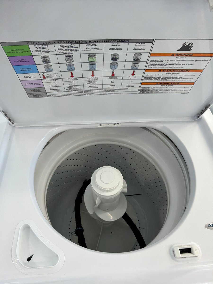 Photo 2 of this exact Amana 27" Top load Washer