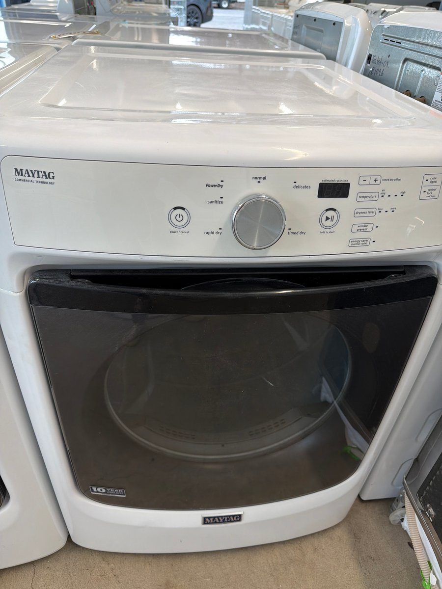 Photo 4 of this exact Maytag Front load washer and dryer set