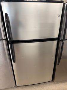 GE Stainless steel top mount refrigerator