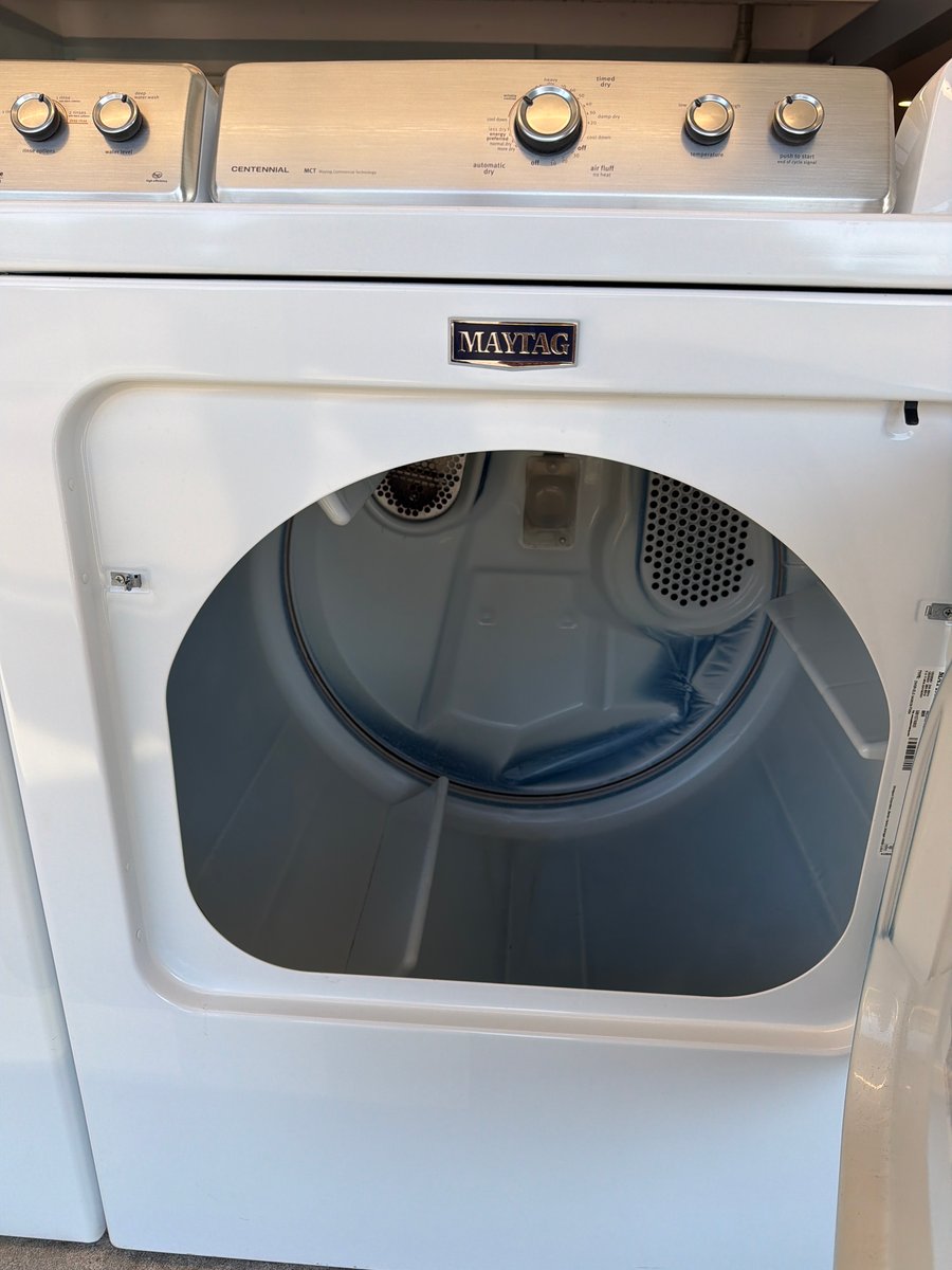 Photo 3 of this exact Maytag Top load washer and dryer set