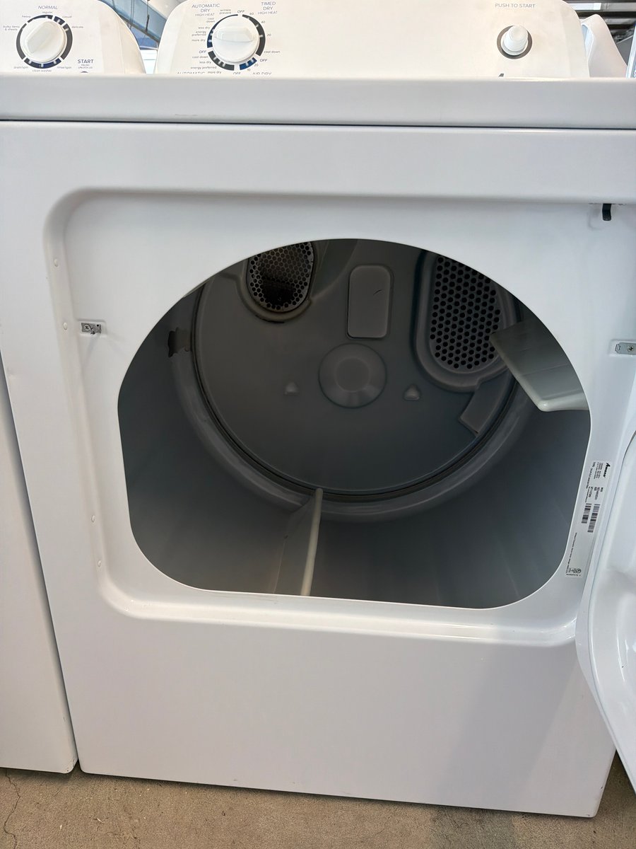 Photo 3 of this exact Amana top load washer and dryer set