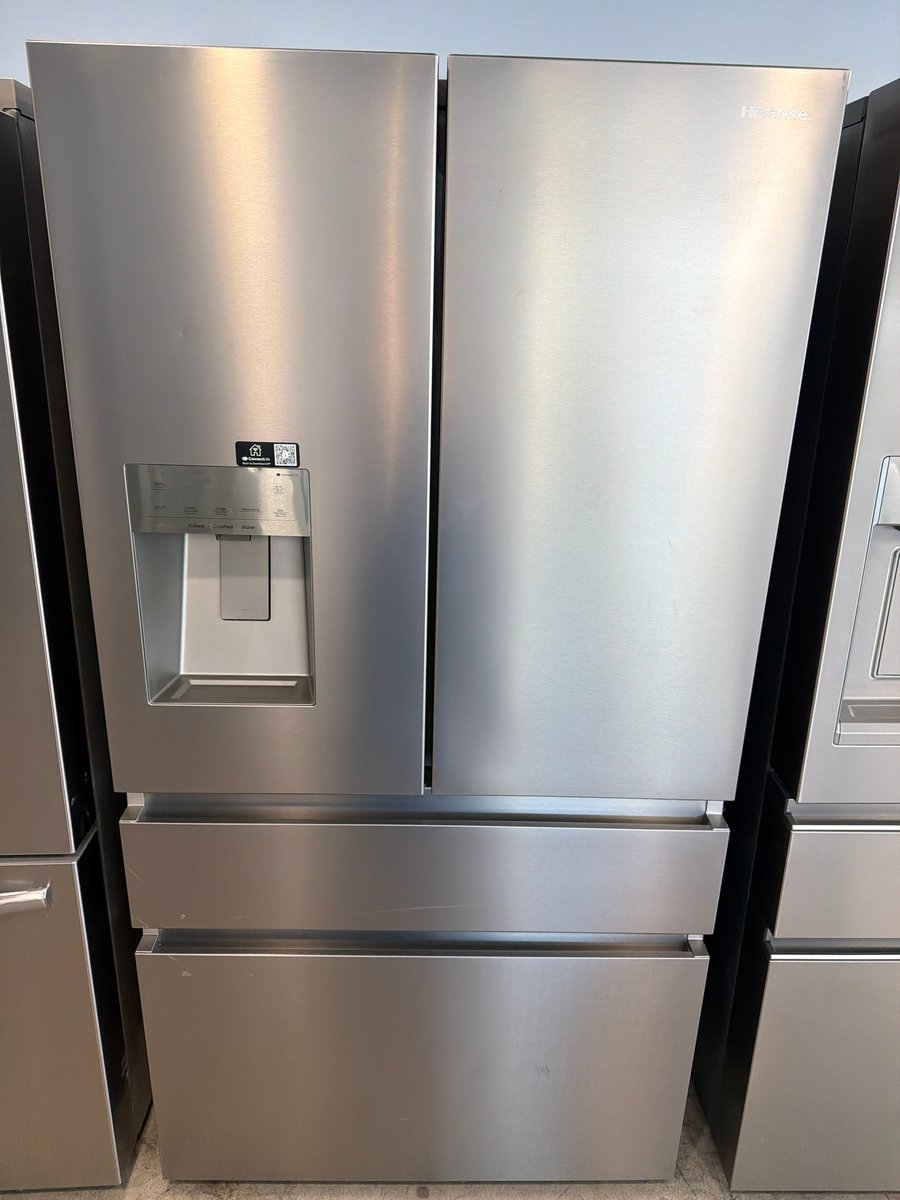 Photo 1 of this exact Hisense 4 door French door stainless steel refrigerator