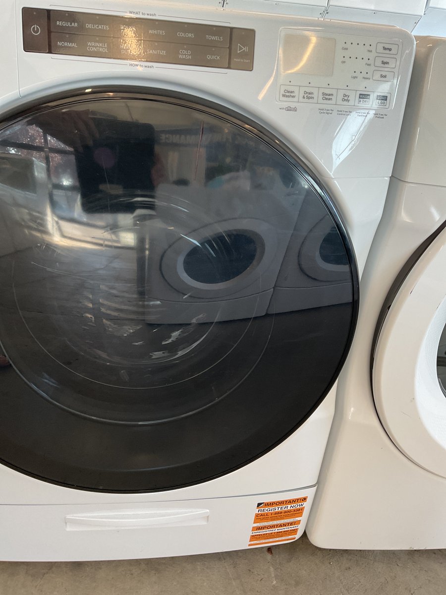 Photo 2 of this exact Whirlpool Front load washer dryer combo