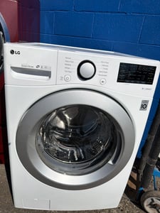 LG Front load white washer