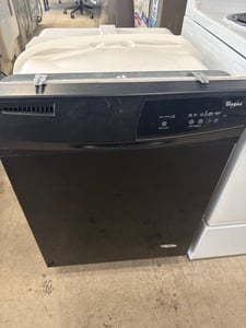Whirlpool black dishwasher