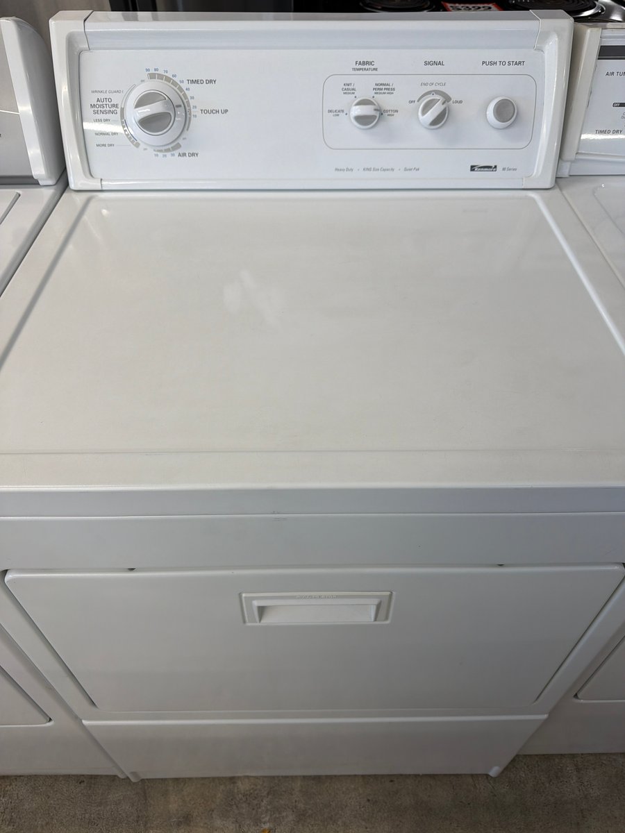 Photo 1 of this exact Kenmore 27" Electric Dryer
