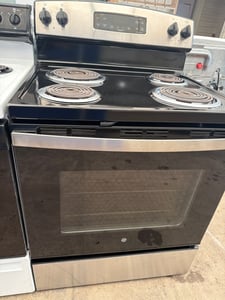 GE Coil top stainless steel range