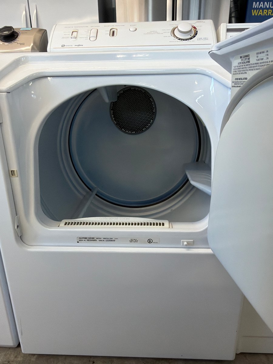 Photo 2 of this exact Maytag 27" Electric Dryer