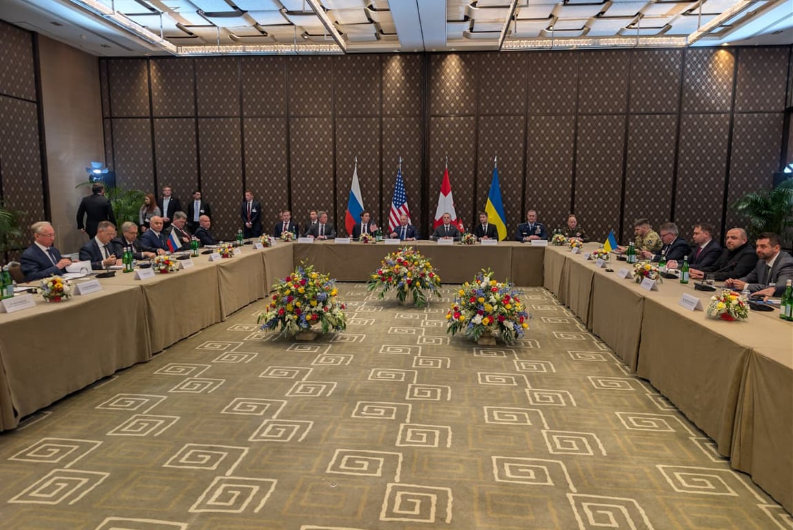 Первый раунд переговоров в Женеве, Швейцария, 17 февраля 2026 года. Фото: Рустем Умеров / Facebook