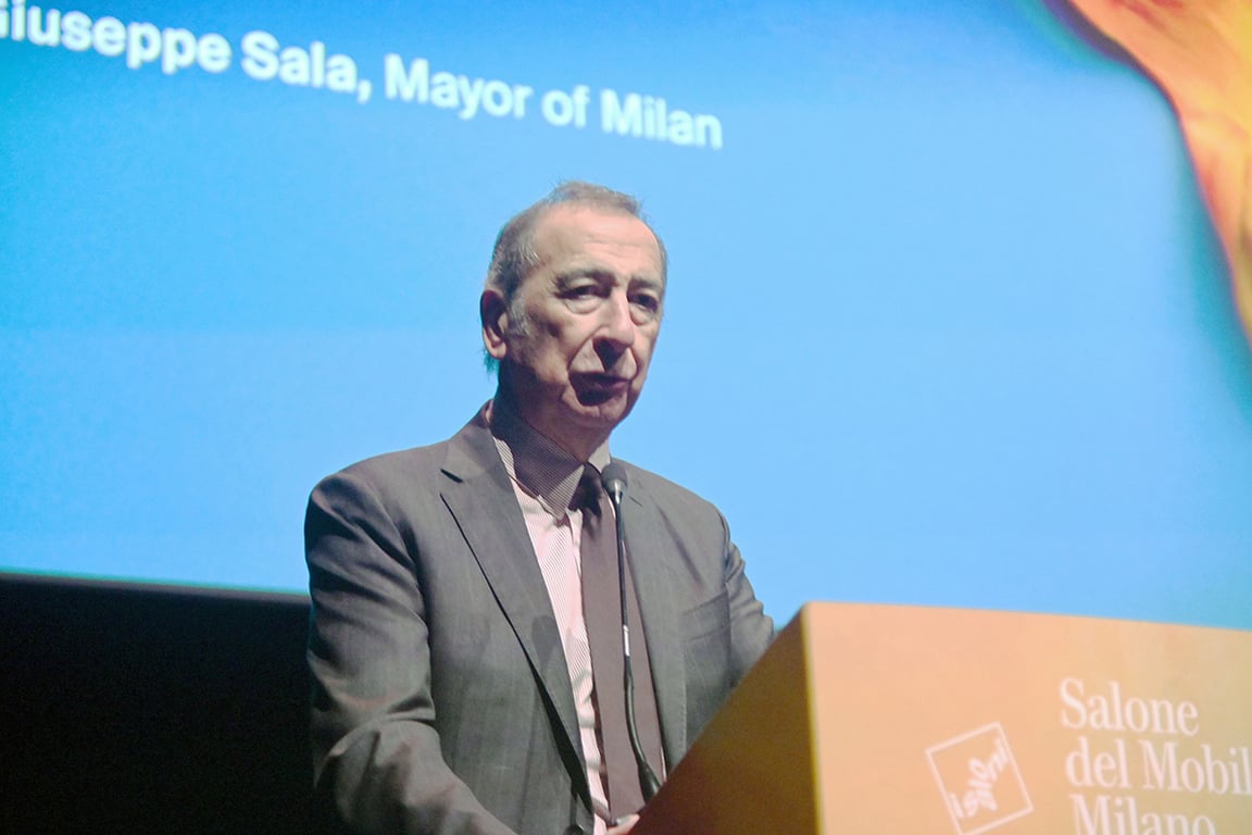 Мэр Милана Джузеппе Сала, 28 января 2026 года. Фото: IPA / Scanpix / LETA