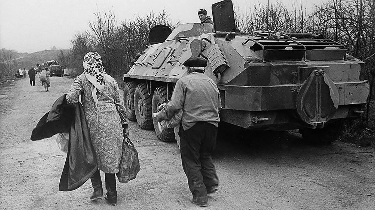 Осетино-ингушский конфликт 1992 года. Фото:  inggu.ru