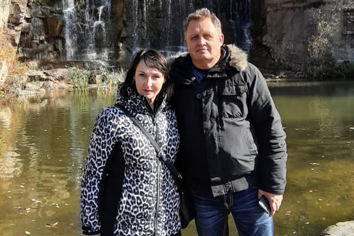 Ruslan and his wife Inna. Photo from a personal archive