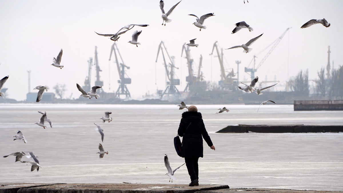 Мариуполь, Украина, 3 февраля 2023 года. Фото: Дмитрий Малинкин / Коммерсантъ / Sipa USA / Vida Pres