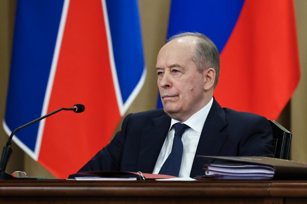 Russian Federal Security Service Director Alexander Bortnikov attends a meeting of the Federal Security Service (FSB) Board, in Moscow, Russia, 27 February 2025. EPA/ALEXANDER KAZAKOV / SPUTNIK / KREMLIN POOL