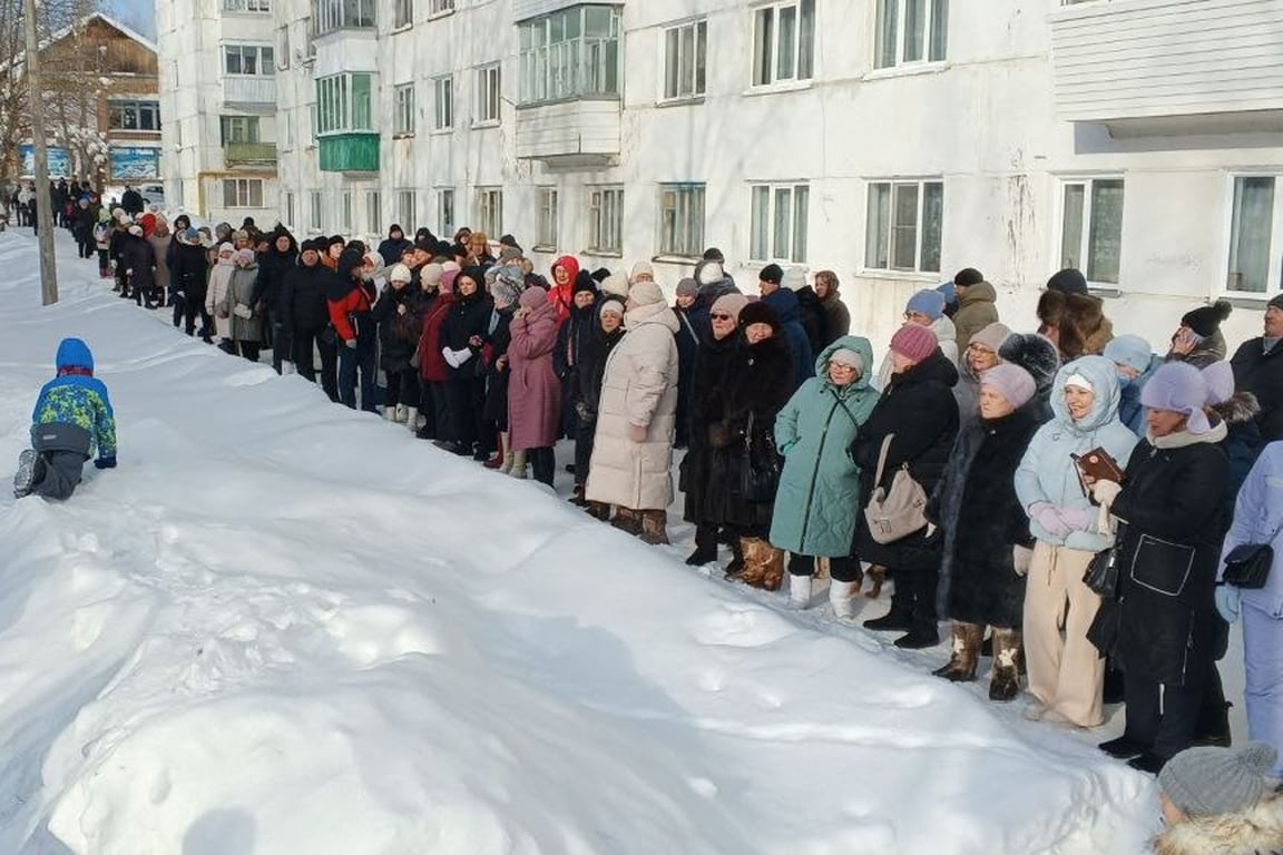 Митинг в посёлке Жешарт, Коми, 22 февраля 2026 года. Фото:  пресс-служба Коми рескома КПРФ