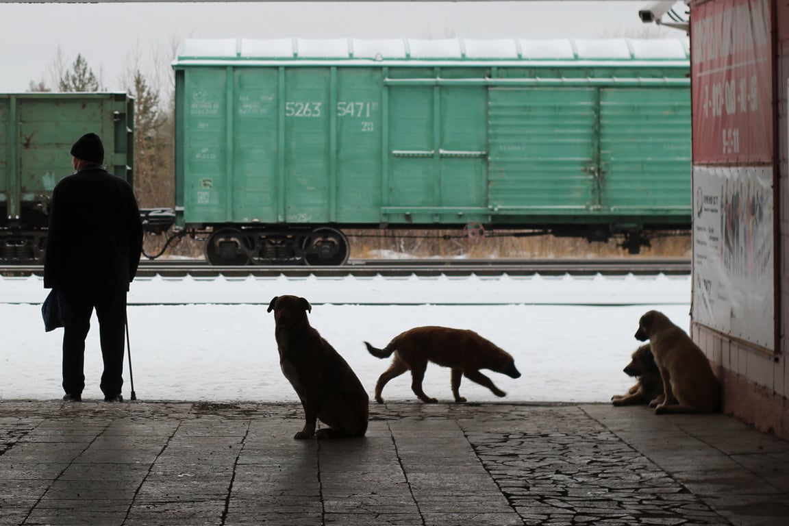 Железнодорожный вокзал Усинска. Фото: Юлия Куликова